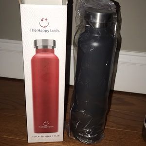 Brand new “the happy lush” insulated wine flask